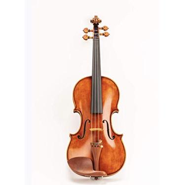 Imagem de D Z Strad Violino - Modelo 300 - Acabamento antigo leve com cordas dominantes, estojo, arcos, descanso de ombro e breu (violino 7/8 - tamanho)
