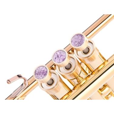 Imagem de Botões de dedo personalizados de trompete pesado para todos os modelos de cornetas Stradivarius, Artisan, New York, Chicago, TR200, todos os flughelhorns Stradivarius, todos os modelos de cornetas