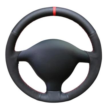 Imagem de MEWANT Capa de volante de carro para Volkswagen VW Golf 4 (IV) 1997-2004/ Passat B5 1997-2002/ Passat Variant 1997-2004/ Polo 1999-2001/ Bora 1998-2005/Sharan 2005/ Seat Leon MK1 / Toledo/Skooo. da