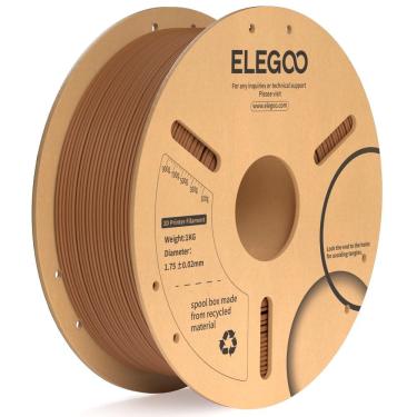 Imagem de Filamento para impressora 3D ELEGOO PLA Plus 1,75 mm marrom 1 kg