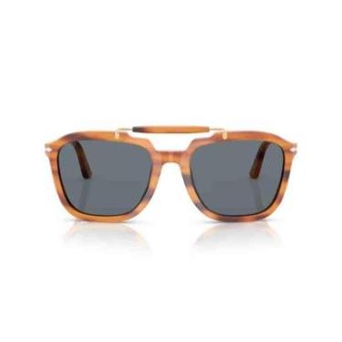 Imagem de Óculos Persol Marrom Listrado 0PO0203S 960/R557-Unissex