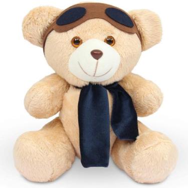 Imagem de Urso para Nicho Aviador Caramelo com Marinho M - Gulu