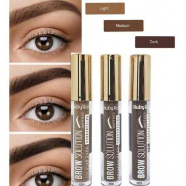 Imagem de gel para sobrancelhas brow solution dark - Ruby Rose