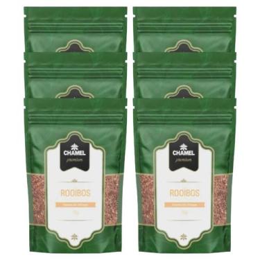 Imagem de Kit 6 Chá De Rooibos Para Infusão 30g Chamel Premium -Chamel