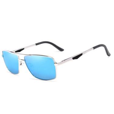Imagem de Oculos de Sol Masculino Clássico Quadrado Kingseven Polarizados N7906,