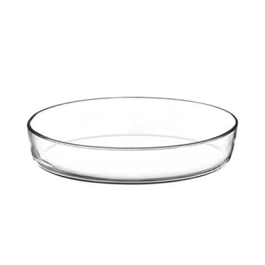 Imagem de Conjunto de assadeira de vidro totalmente temperado resistente a altas temperaturas, prato de peixe oval, arroz cozido, tigela de churrasco - bandeja de vidro oval - grande 3,2 L