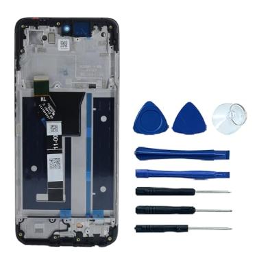 Imagem de Ygpmoiki Painel digitalizador de tela sensível ao toque LCD com substituição de moldura para Motorola Moto G 5G 2025 XT2513-1 XT2513-2 XT2513V