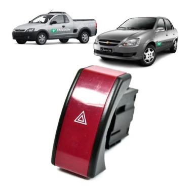 Imagem de Botão de reparo pisca alerta gm corsa 1.0 1.4 1.8 montana 1.8 1.4 2002