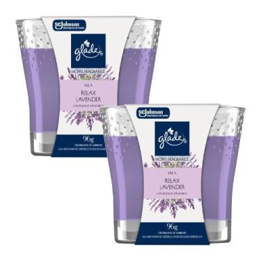 Imagem de Kit 2 Vela Perfumada Relax Lavender Glade Home Fragrance 96g cada