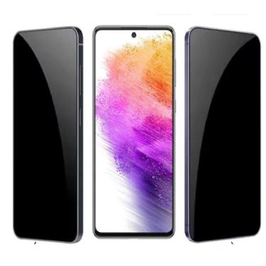 Imagem de Película De Vidro Privativa 3D 9D Anti Espiao Para Samsung Galaxy A73