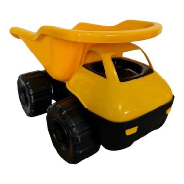 Imagem de Caminhão de Brinquedo Bravus com Caçamba - Amarelo - NoBrand