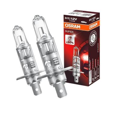 Imagem de Par Lâmpadas Osram Super H1 55w 12v +30% Luz