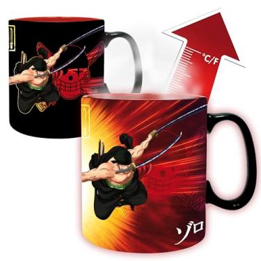 Imagem de ABYSTYLE Caneca One Piece Zoro & Sanji Heat Change 41 Fl Oz Anime Mangá Drinkware Home & Kitchen Merch Gift