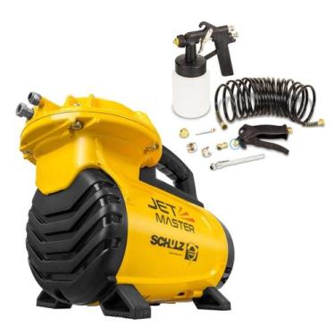 Imagem de Compressor De Ar Schulz Hobby Ms 2.3 - 250W 127V Amarelo