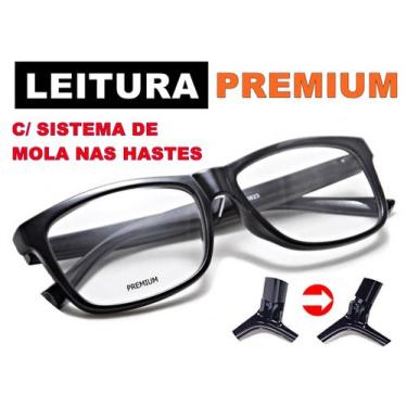 Imagem de Óculos Para Perto Leitura Quadrado Grande Masculino Feminino Presbiopi