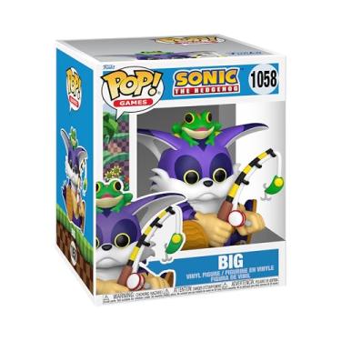 Imagem de Funko POP Super: Sonic - Big The Cat with Froggy - Sonic The Hedgehog - Collectable Vinyl Figure - Gift Idea - Official Merchandise - for Kids & Adults - Video Games Fans
