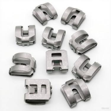 Imagem de DZMZL Clipe de metal para retentor da tampa do para-choque compatível com Mercedes Benz 1249889078 Qtde 10