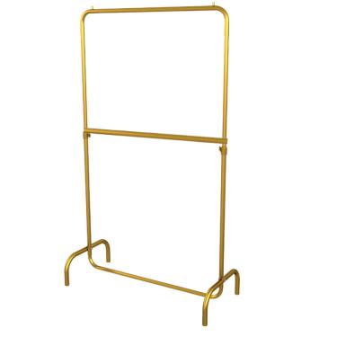 Imagem de Arara  Dupla De Roupa Cabideiro De Chão 80CM - Loja- Closets