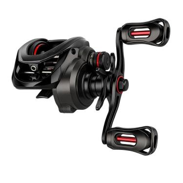 Imagem de Carretilha Voxxi Cm7 Casting Carbon 6 Rolamentos Direito