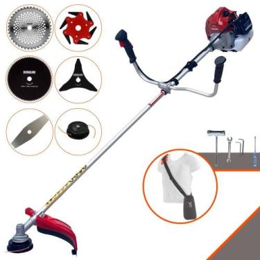 Imagem de Máquina de Cortar Grama À Gasolina Kawashima BCJ521L 52cc 2,5HP 10000r