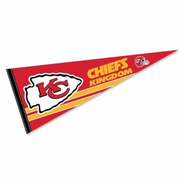 Imagem de WinCraft Kansas City Chiefs Chiefs Kingdom Pennant Banner Flag