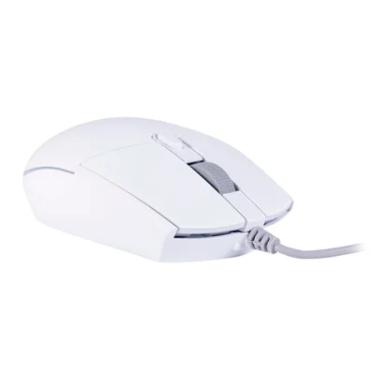 Imagem de Mouse Gamer OEX Orium MS323, USB, 3200 DPI, LED Rainbow, 6 Botões, Branco