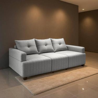 Imagem de Sofá 3 Lugares Living 2,35m Leona Bom Pastor