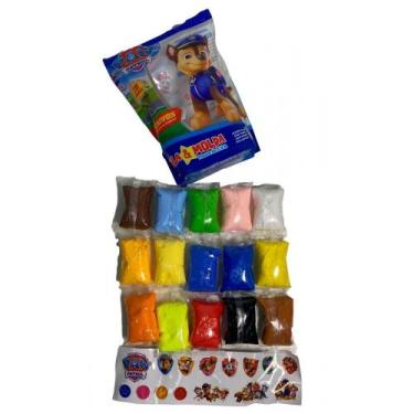 Imagem de Massa de Modelar EVA Pula e Molda 150g com Adesivos - Chase - Magic Ki