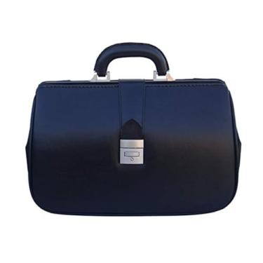 Imagem de R.A. BÖCK DIAGNOSTICS Bolsa médica de couro fino RA Bock - Pequena (preta), Preto, Small