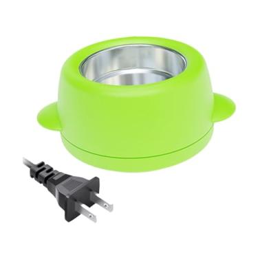 Imagem de KiBcsLic Pote de cola quente, mini pote de cola de 10 ml, base antiderrapante profissional portátil, elétrica resistente de 30 W para artesanato de bonecas e