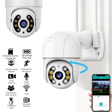 Imagem de Câmera De Segurança Interna E Externa Wifi Full Hd 1080p 360º Zoom Opt