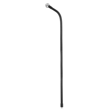 Imagem de PATIKIL Pescoço de ganso flexível ajustável de 50 cm com conector de junta esférica de 17,4 mm, rosca macho UNC de 1/10.2 cm-20 para luzes de selfie, suporte de tripé, preto