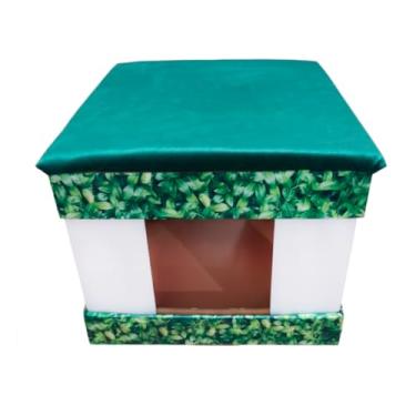 Imagem de Casa para Gato com Arranhador Toca Cama Super Resistente modelo Kubo Leaf