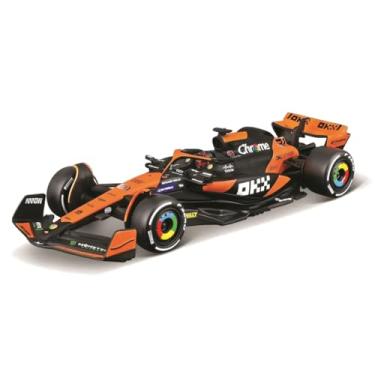 Imagem de Bburago 1:43 2024 Race McLaren MCL38 with Helmet, Piastri #81
