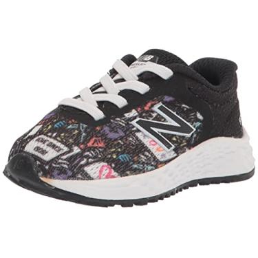 Imagem de New Balance Tênis de corrida infantil Fresh Foam Arishi V2 Bungee, Calçados, PretoMulti, 7 Toddler