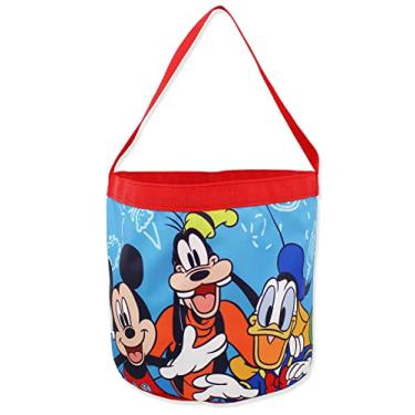 Imagem de Bolsa de armazenamento de brinquedos de nylon dobrável Mickey and Friends, azul, tamanho único
