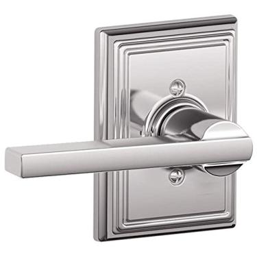 Imagem de Schlage F170-LAT-ADD Alavanca de porta de manequim único Latitude com Addison Tr, cromo polido