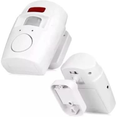 Imagem de Alarme Sem Fio Residencial com Sensor de Movimento, Sirene e 2 Controles Remotos