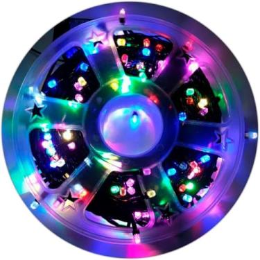 Imagem de Cordão Pisca LED 50 Metros com 200 Lâmpadas 110V – Iluminação Natalina, Festas, Árvores, Fachadas e Decoração de Ambientes | 8 Funções de Luz e Efeito Encantador (Colorida)