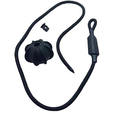 Imagem de PURPLELILY Corda de prateleira de pacote Prateleiras traseiras Tampa do porta-malas Prateleira traseira Alça de fixação de corda para porta-malas de carro Capa traseira de cordão - Para 6