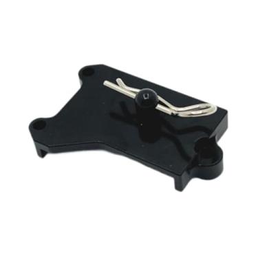 Imagem de Dynwave Suporte de bateria para assento de servo RC, acessórios faça você mesmo, suporte prático de montagem de servo modificado para substituição em carro RC, Preto