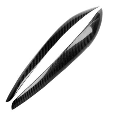 Imagem de GRJQRKHZ Sobrancelha de luz de carro para N&issan Skyline R34 1999-2002 farol de carro acabamento de pálpebra frontal adesivo de sobrancelha