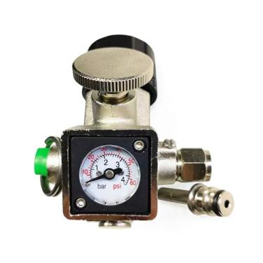 Imagem de Válvula redutora de pressão Craft Brew Mini Sonda de 360 graus Medidor de gás quadrado ajustável Refrigerante CO2 Equipamento de qualidade alimentar Acessórios de departamento(G1/2 Female Thread)