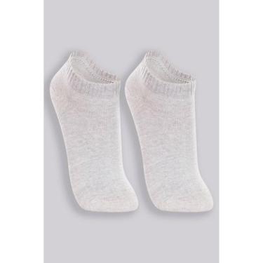 Imagem de Kit/2 Meia Cano Curto Lupo 04572-088 Feminina Básica Algodão T. 34/39,