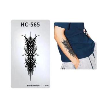 Imagem de Adesivo De Tatuagem Punk Mecânico De Cyborg, Impermeável, Duradouro, P