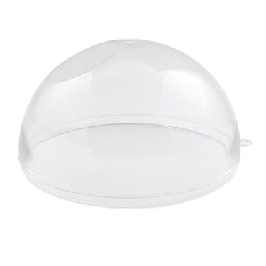 Imagem de Bolas de Natal Acrílicas Transparentes, PS, 6,5cm de Diâmetro, Encaixáveis, para Decoração e Artesanato, Kit com 5 Peças