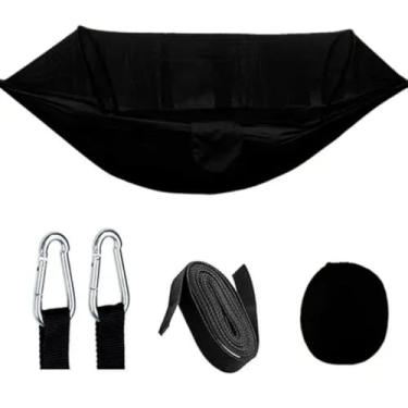 Imagem de Rede de Dormir, Rede de Descanso com Tela Mosquiteiro Camping Trilha Pesca