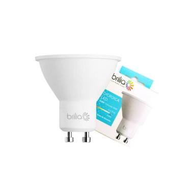 Imagem de Lâmpada Dicroica Led 6,5W Bivolt Gu10 Branco Frio - BRILIA, Bivolt