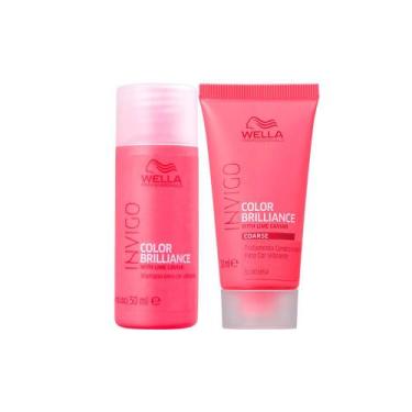 Imagem de Kit Wella Professionals Invigo Brilliance - Shampoo 50ml e Máscara 30m