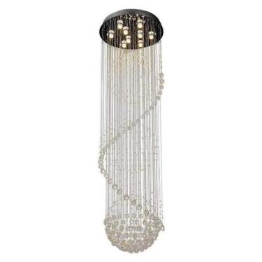 Imagem de Lustre Cristal Esferas Luxo D60Xh180Cm - Smart Norte